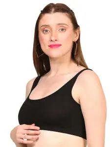 MYSHA Full Coverage Non Padded Non-Wired Dri Fit Sports Bra With All Day Comfort