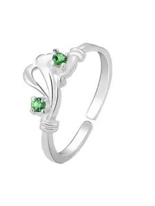 GIVA 925 Set of 2 Rhodium Plated Adjustable 925 Sterling Silver Toe Rings