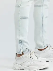 Snitch Men Skinny Fit Heavy Fade Stretchable Jeans