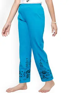 BAESD Girls Bottom Printed Cotton Lounge Pants