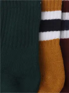 Tommy Hilfiger Men Pack Of 3 Patterned Ankle Length Socks