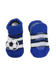 Yellow Bee Infant Boys Pack Of 3 Patterned Cotton Ankle-length Socks