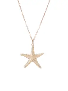 VIRAASI Gold-Plated Starfish Necklace