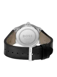 BOSS Men Dial & Leather Straps Analogue Watch 1514075