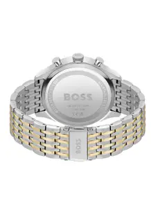 BOSS Men Dial & Stainless Steel Straps Analogue Chronograph Watch 1514081