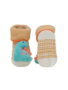 Yellow Bee Infants Boys Pack Of 2 Patterned Socks