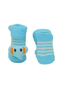 Yellow Bee Infants Boys Pack Of 2 Patterned Ankle Length Socks