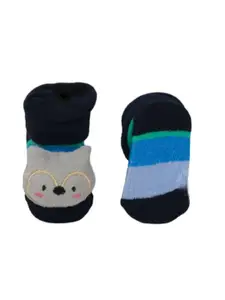 Yellow Bee Infants Boys Pack Of 2 Patterned Ankle Length Socks