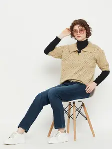 KASMA Open Knit Woollen Pullover