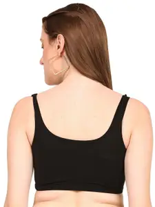 MYSHA Pack Of 3 Full Coverage Non Padded Dry Fit Workout Bra With All Day Comfort