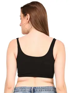MYSHA Pack of 3 Cotton Full Coverage Non Padded Non-Wired Sports Bra