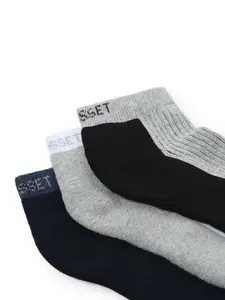 CRUSSET Men Pack Of 6 Assorted Cotton Ankle-Length Socks