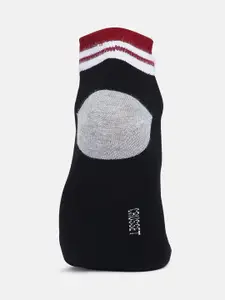 CRUSSET Men Pack Of 3 Assorted Cotton Ankle-Length Socks