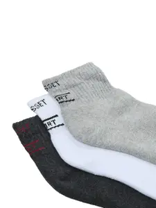 CRUSSET Men Pack Of 6 Assorted Ankle-Length Socks