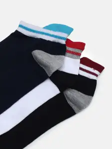 CRUSSET Men Pack Of 9 Assorted Ankle-Length Socks