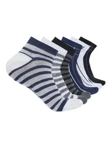 CRUSSET Men Pack Of 6 Assorted Ankle-Length Socks