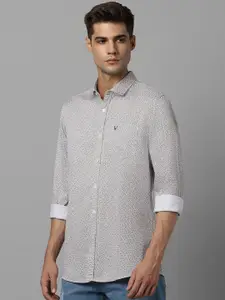Allen Solly Slim Fit Micro Ditsy Printed Pure Cotton Casual Shirt