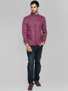 Dlanxa Stand Collar Single Breasted Tweed Overcoat