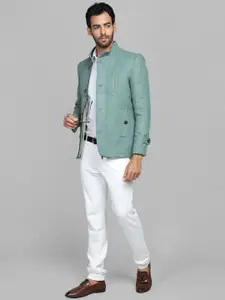 Dlanxa Stand Collar Single Breasted Tweed Overcoat