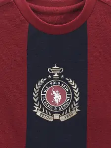 U.S. Polo Assn. Kids Boys Colourblocked T-Shirt