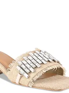 CAI Embellished Block Heels