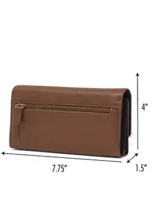 Nautica Women RFID Long Three Fold Wallet