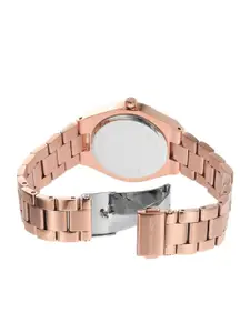 Michael Kors Women Stainless Steel Bracelet Style Straps Analogue Watch MK7392