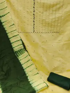 MANVAA Floral Embroidered Unstitched Dress Material