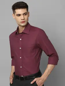 Louis Philippe Opaque Micro Ditsy Printed Pure Cotton Formal Shirt