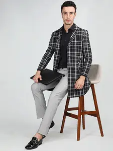 Dlanxa Checked Longline Over Coat