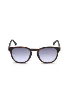 Police Men Round Sunglasses With UV Protected Lens SPLF60K53878SG