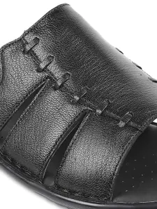 Metro Slip-On Leather Comfort Sandals