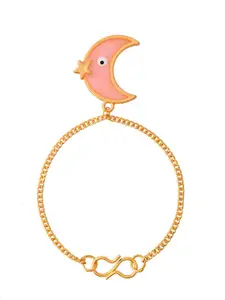 Silvermerc Designs Gold Plated Evil Eye Charm Bracelet