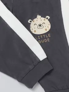 Nottie Planet Boys Printed Pure Cotton T-shirt With Pyjamas