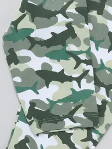 Nottie Planet Boys Cotton Printed T-Shirt With Trousers