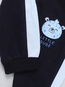 Nottie Planet Boys Printed Pure Cotton T-shirt With Pyjamas