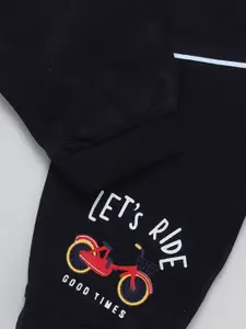 Nottie Planet Boys Printed Pure Cotton T-shirt with Pyjamas