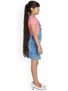 Peppermint Girls Shoulder Straps Pinafore Dress