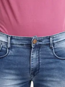 V-Mart Men Washed Denim Shorts