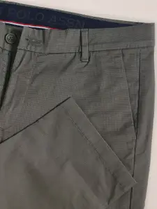 U.S. Polo Assn. Men Slim Fit Mid Rise Trousers
