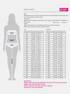 Ginger by Lifestyle Full Coverage Lightly Padded Everyday Bra With UV Protection