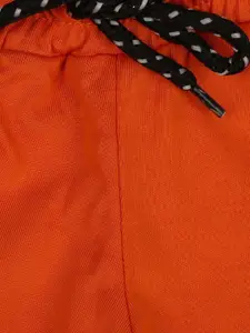 V-Mart Boys Mid Rise Typography Printed Cotton Shorts