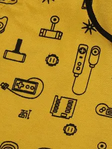 V-Mart Boys Conversational Printed Cotton Shorts