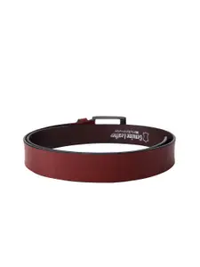 INVICTUS Men Textured Leather Formal Belt