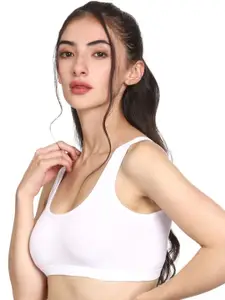 MYSHA Full Coverage Dry Fit Workout Bra With All Day Comfort