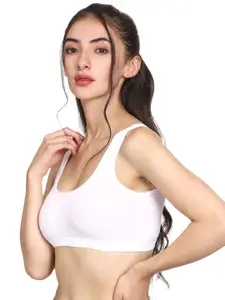 MYSHA Full Coverage Dry Fit Workout Bra With All Day Comfort