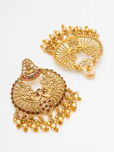 aadita Gold-Plated Circular Chandbalis