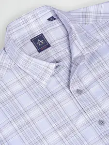 Arrow Sport Slim Fit Checked Pure Cotton Casual Shirt