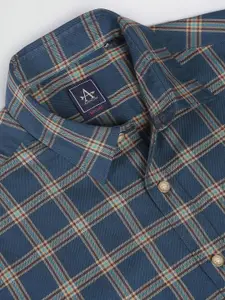 Arrow Sport Slim Fit Checked Pure Cotton Casual Shirt