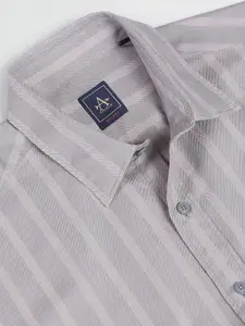 Arrow Sport Slim Fit Vertical Stripe Pure Cotton Casual Shirt